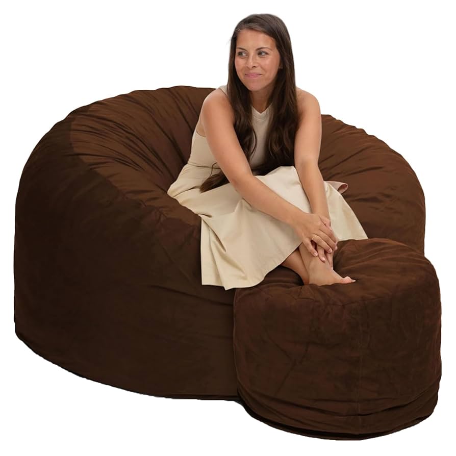 thee greatest botch　 HUG CHUNKY 　グリーンS Lounge Pug Highback Gaming Bean Bag Chair Knit Herringbone